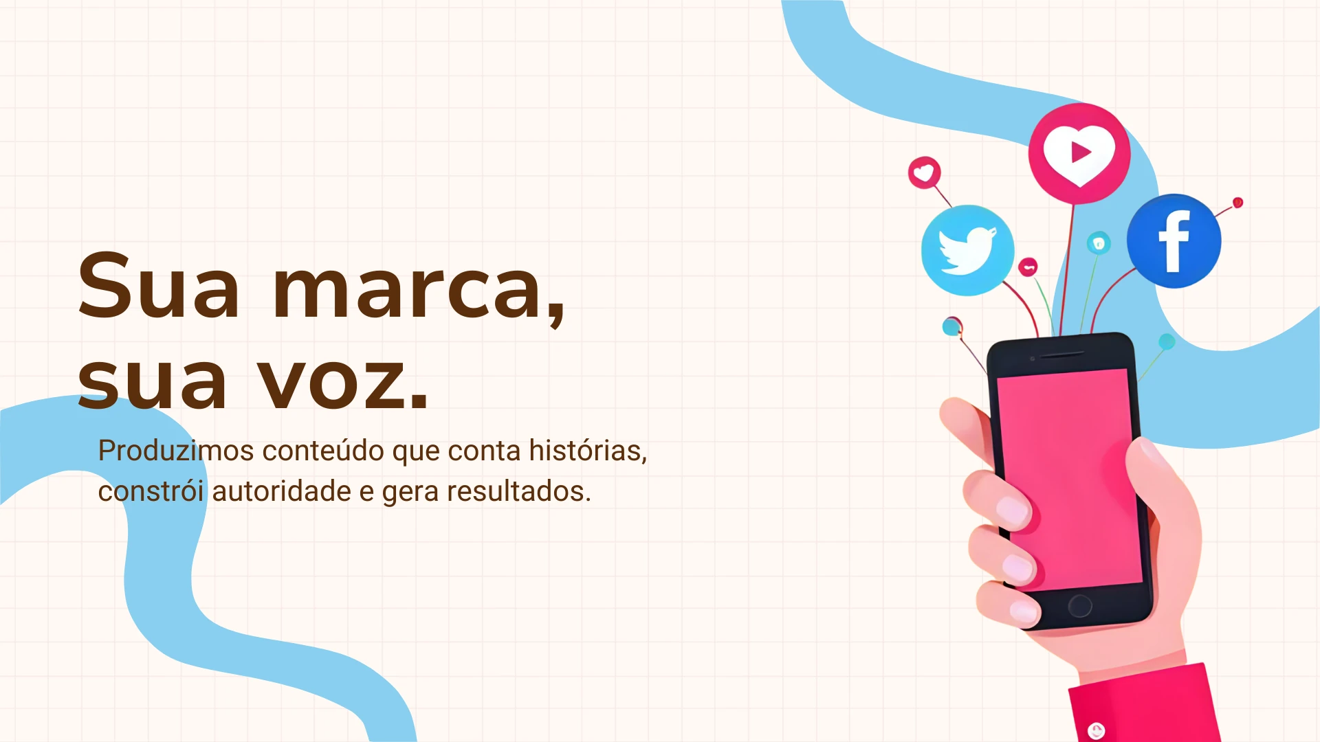 Banner de conteúdo para redes sociais