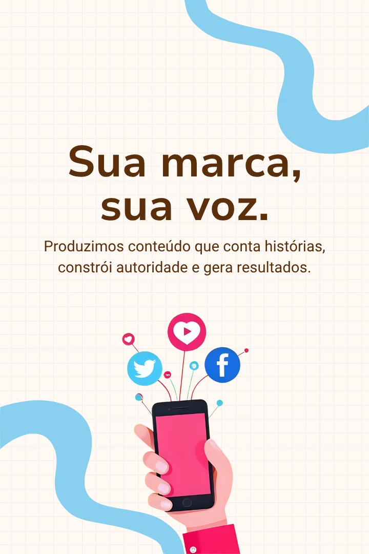 Banner de conteúdo para redes sociais