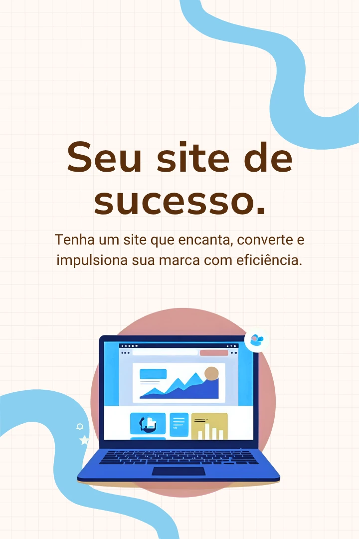 Banner de construção de sites